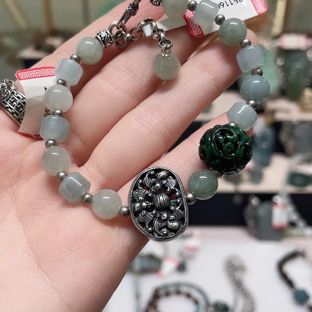 足银复古纯银手链