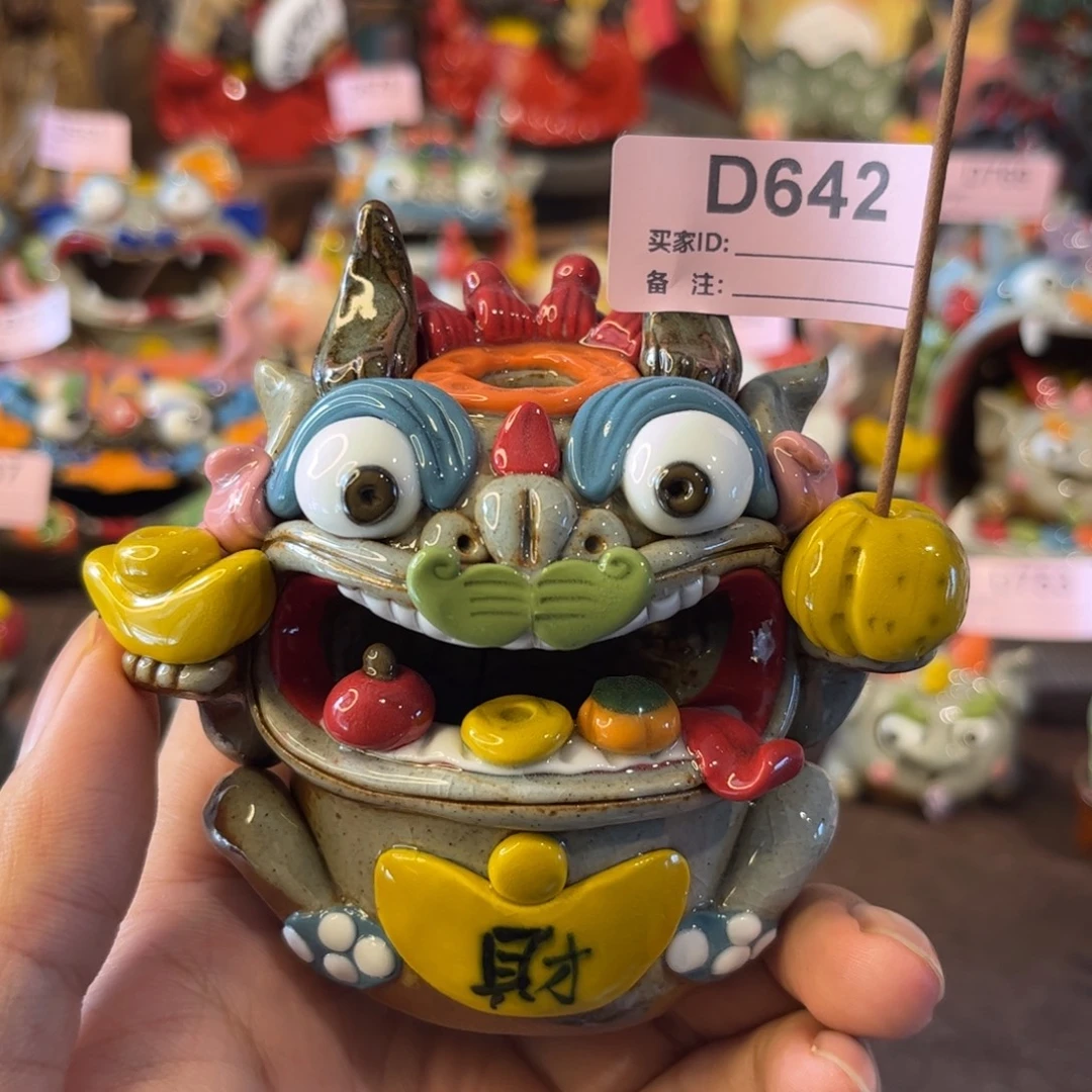 泥塑纯手工茶宠摆件