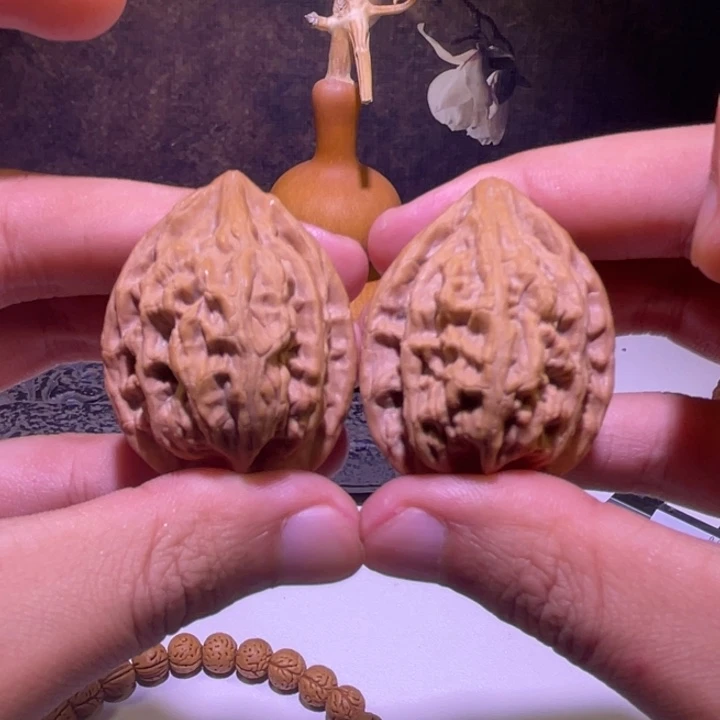 吊坠文玩核桃天眼鸡心35尺全品