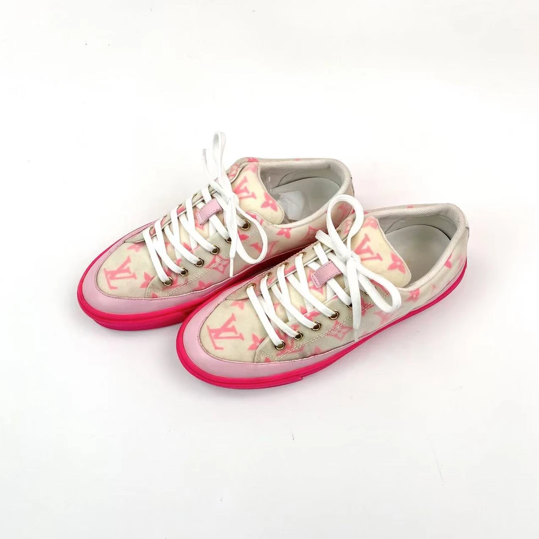 95新 LouisVuitton/路易威登  AA2720 老花满印板鞋 34.5码