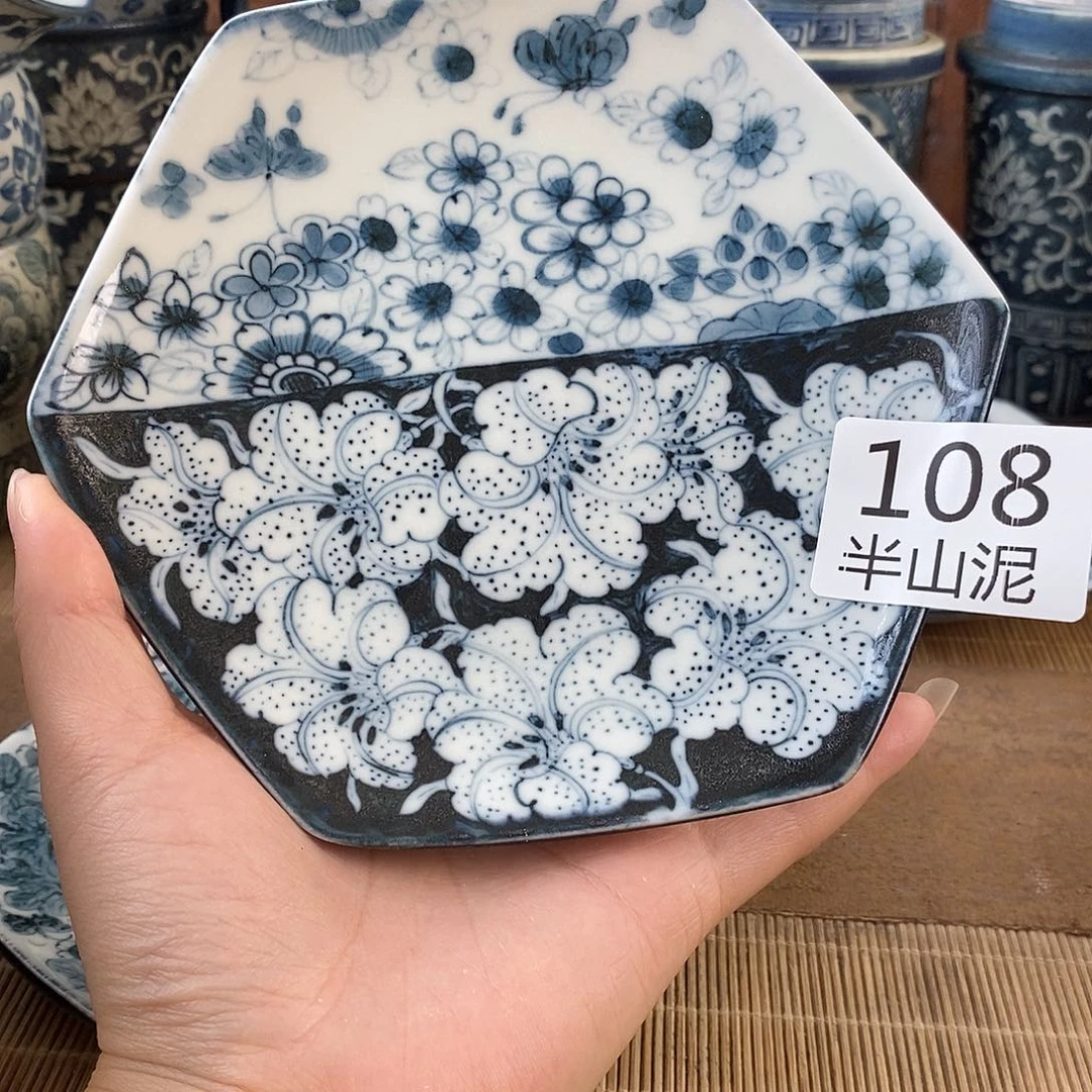 手工手绘青花高温陶瓷