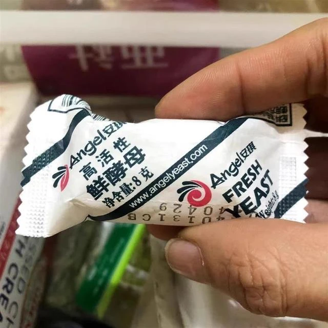 新货@安琪高活性鲜酵母8g发面 面新鲜湿发粉低糖做包子馒头家用小