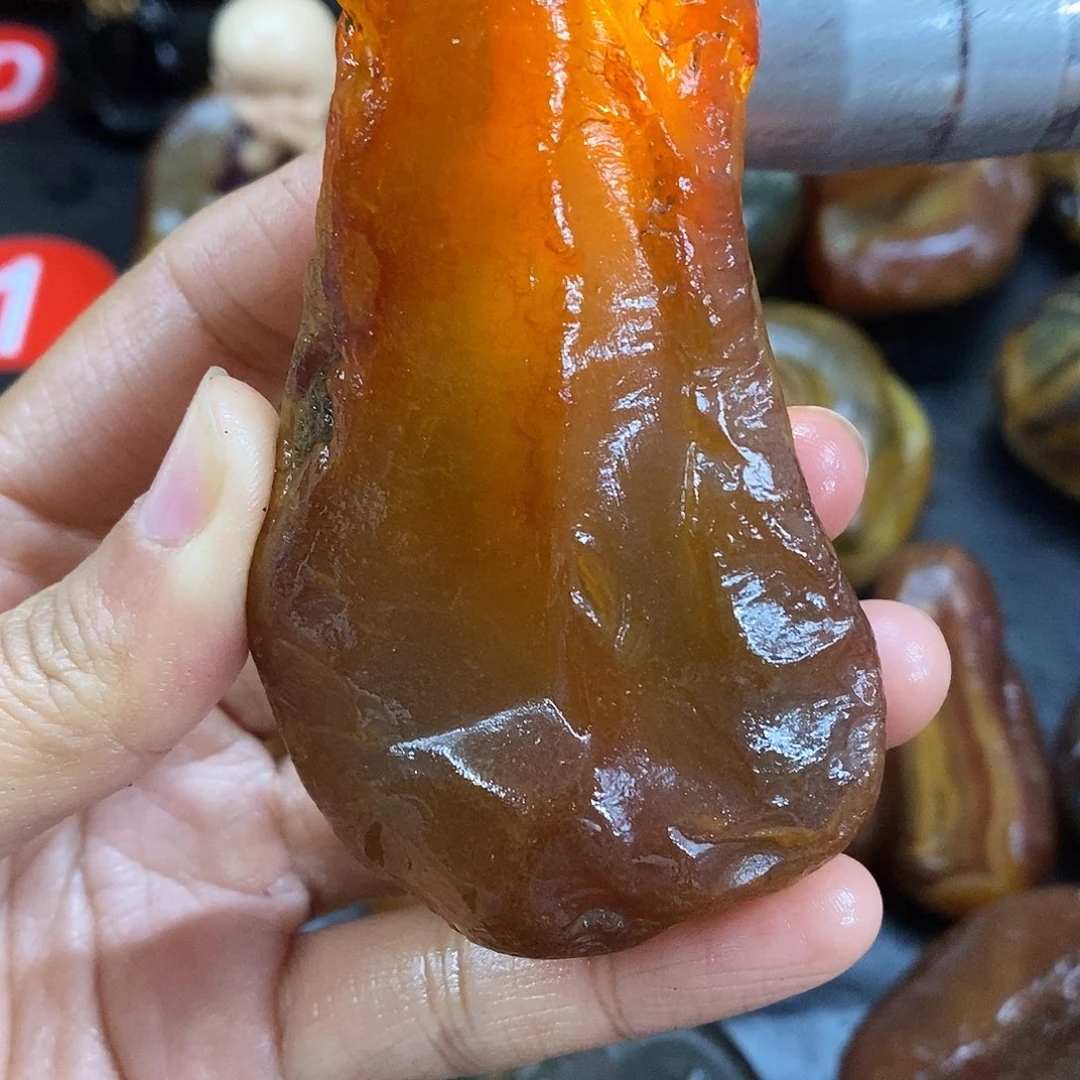 玛瑙/玉髓未镶嵌手把件