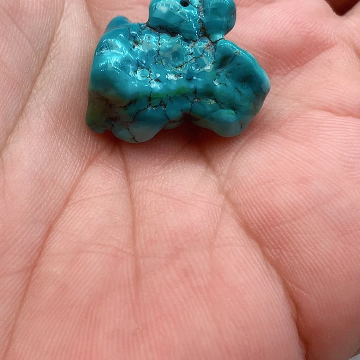 绿松石未镶嵌吊坠(不含链)