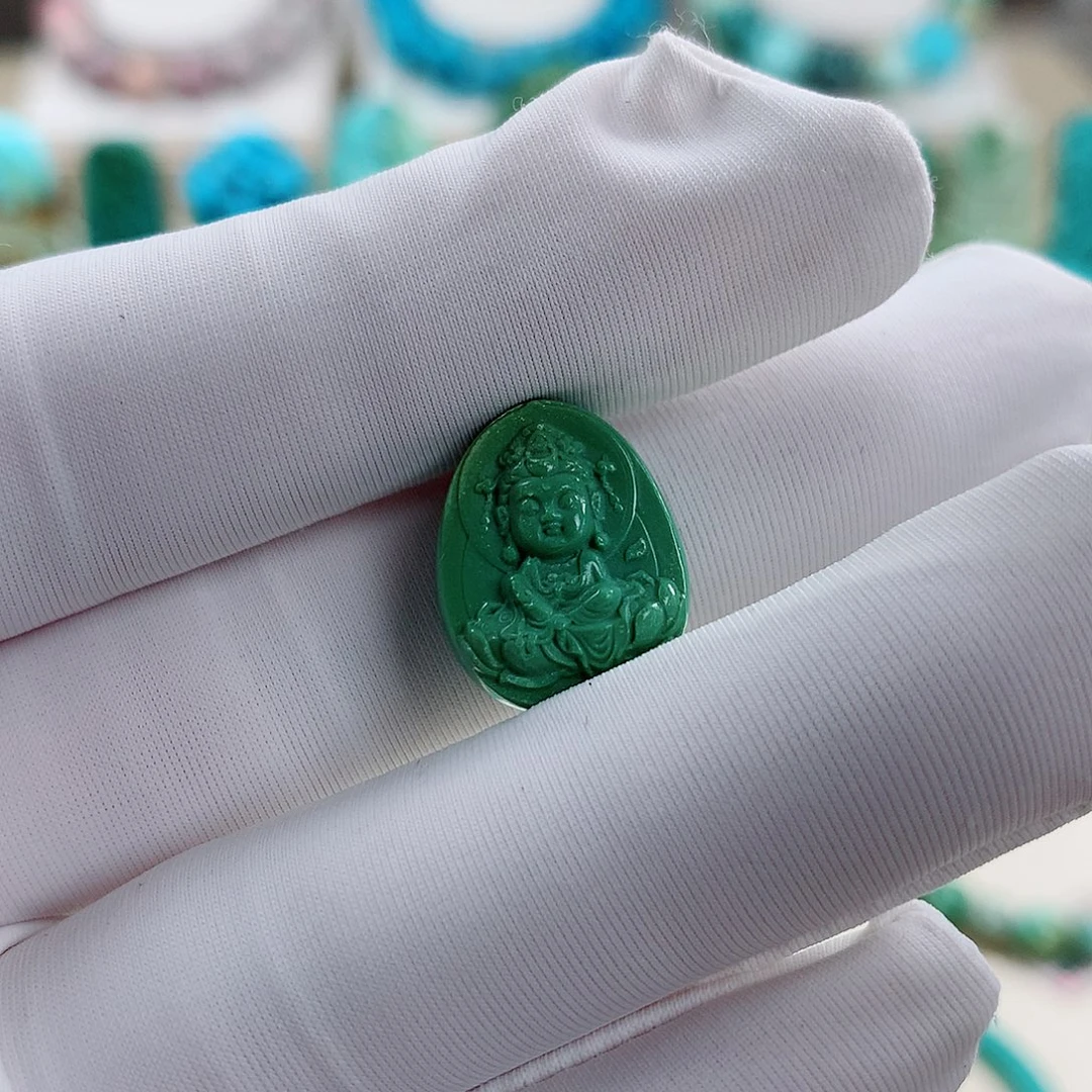 绿松石未镶嵌珠宝奇石