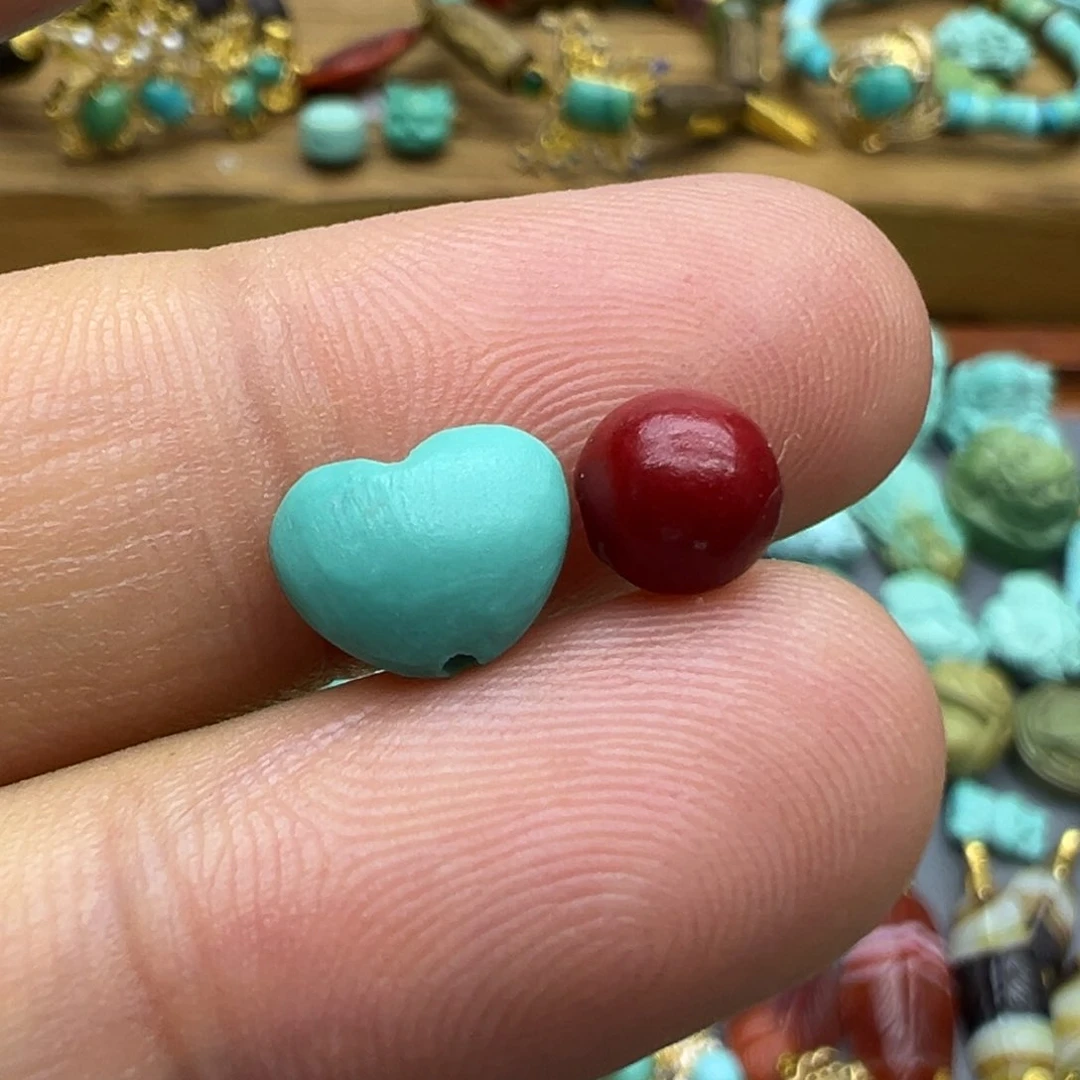 南红玛瑙颈饰未镶嵌