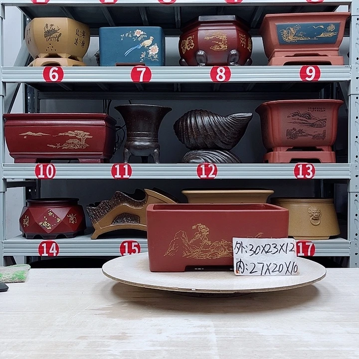 紫砂花盆紫砂花盆