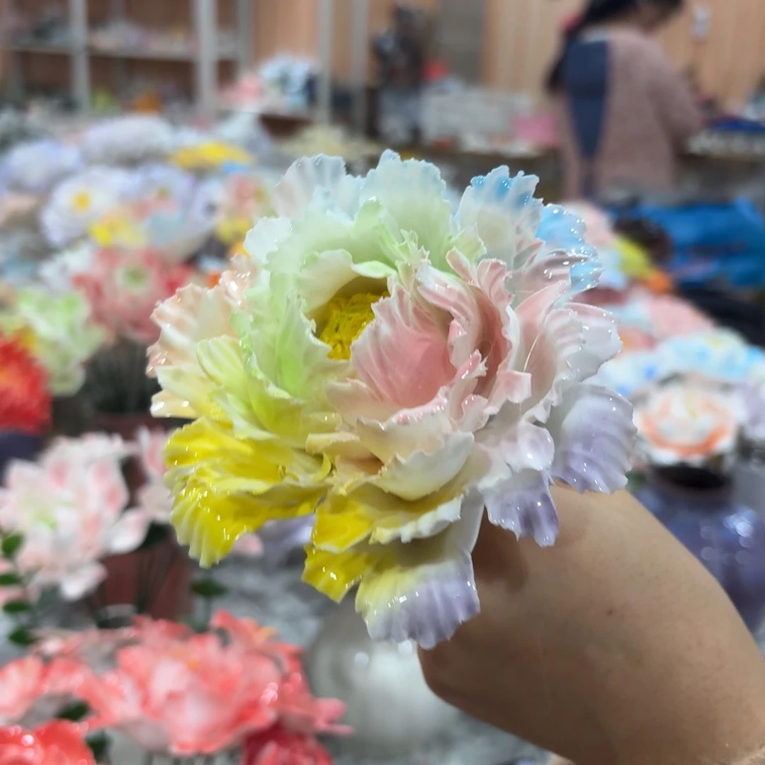 陶瓷花，拍满20发货，退款拉黑