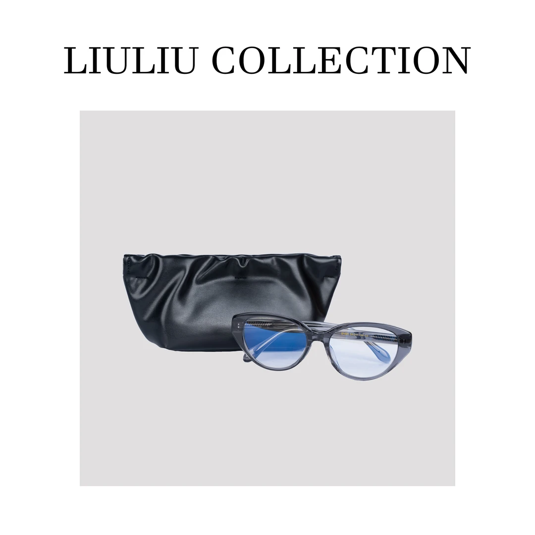 简约时尚猫眼黑框镜架平光镜素颜神器男女款