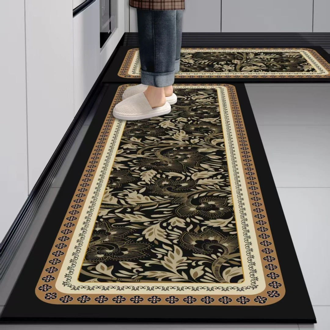 A014【45x160cm+45x80cm】硅藻泥吸水防滑脚垫浴室厨房地垫