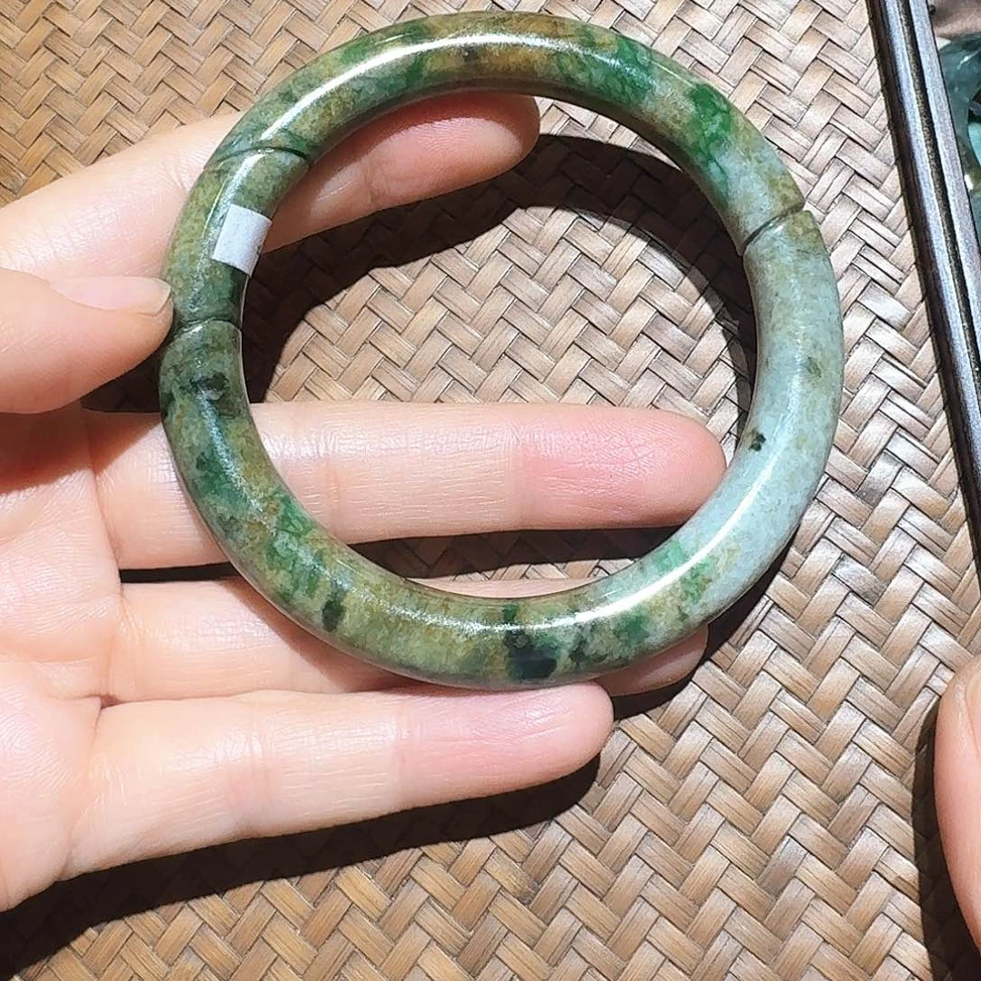 未镶嵌手镯翡翠紫*薇个性十足