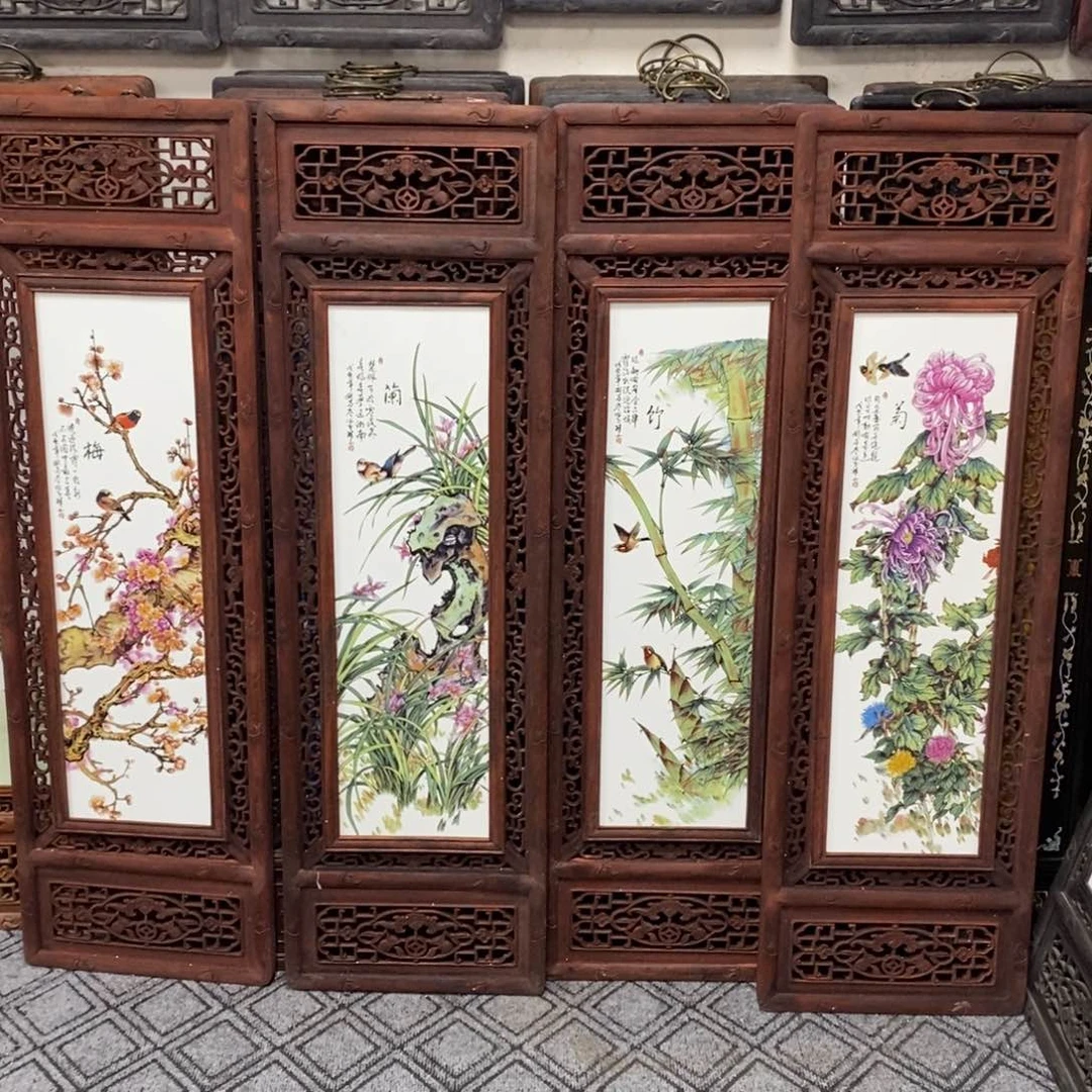 瓷片浪**涯景德镇瓷板画柴窑烧制