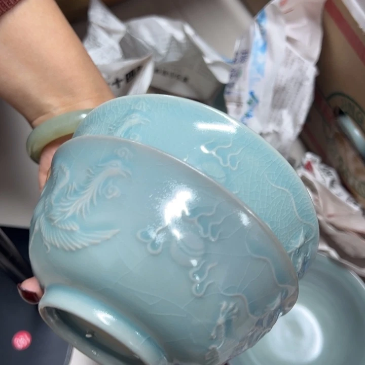 摆件陶原产地原矿釉汝瓷