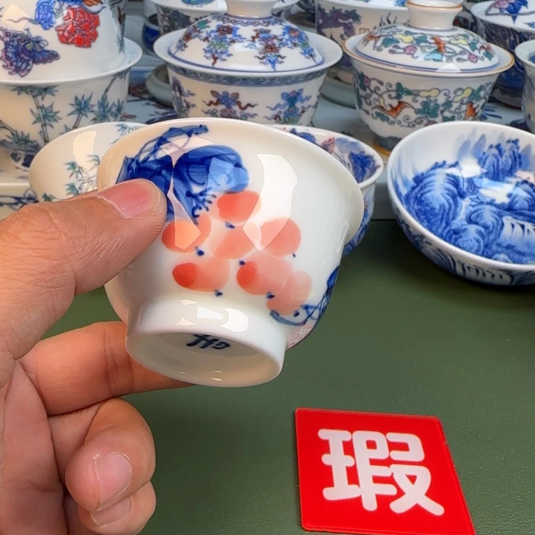 景德镇纯手工纯手绘茶具74