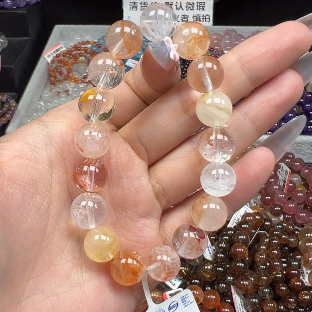 水晶手链未镶嵌卡11精品彩胶花82