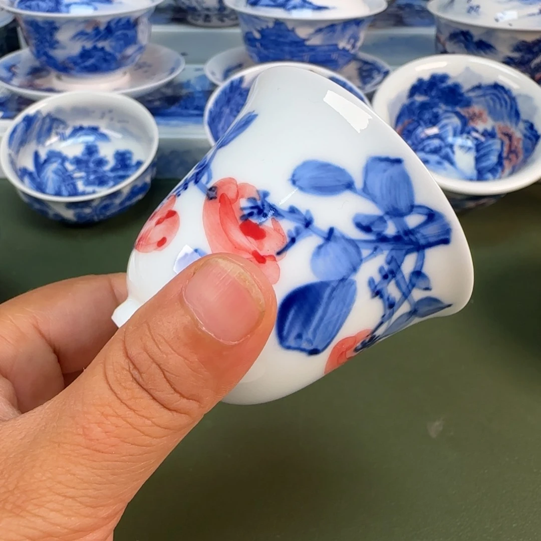 景德镇纯手绘茶发具圆圆270