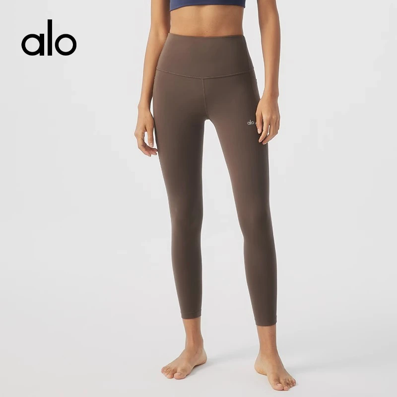 alo outls官方奥莱店瑜伽裤女紧身跑步健身裤子提臀运动高腰裸感