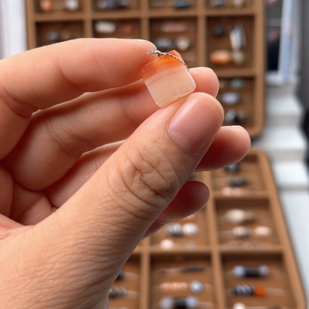 玛瑙/玉髓未镶嵌吊坠(不含链)