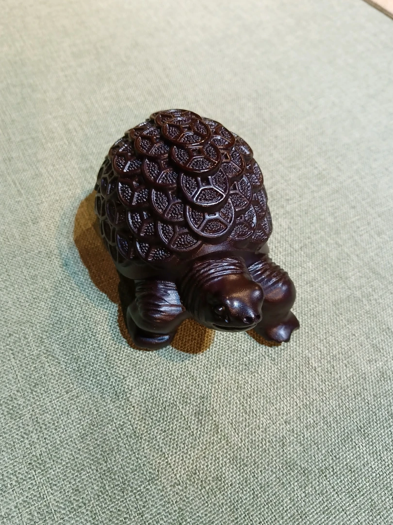 黑檀木材质金钱龟