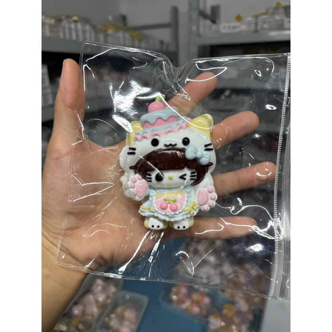 【棉花糖甜点猫KT】食品级硅胶捏捏纯手工制作瑕疵专场链接DIY