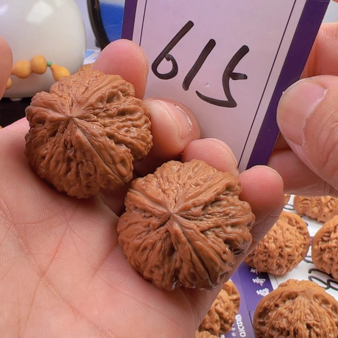 文玩核桃把件全品霸王龙三棱34尺寸615号