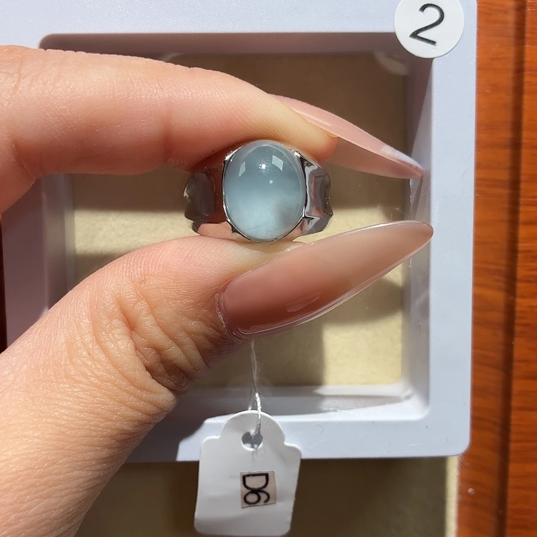 ****～水晶银S925镶嵌戒指