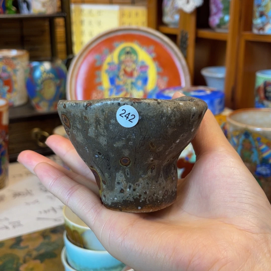 手捏志野工艺杯杯