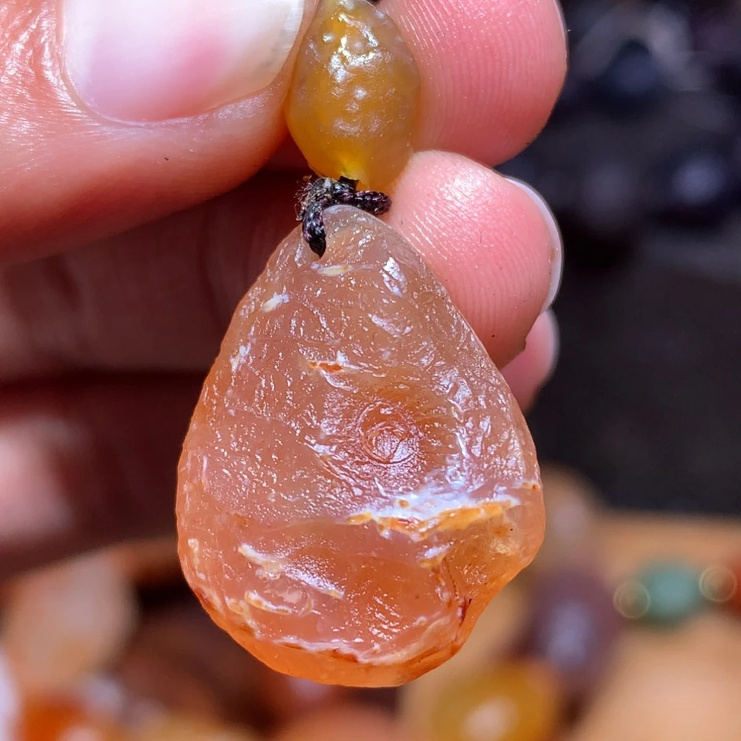 未镶嵌玛瑙/玉髓珠宝半成品