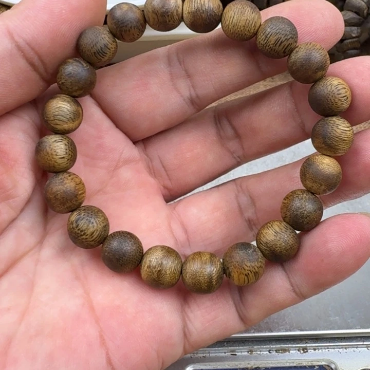 可***涂手串沉香乌身手串6克加