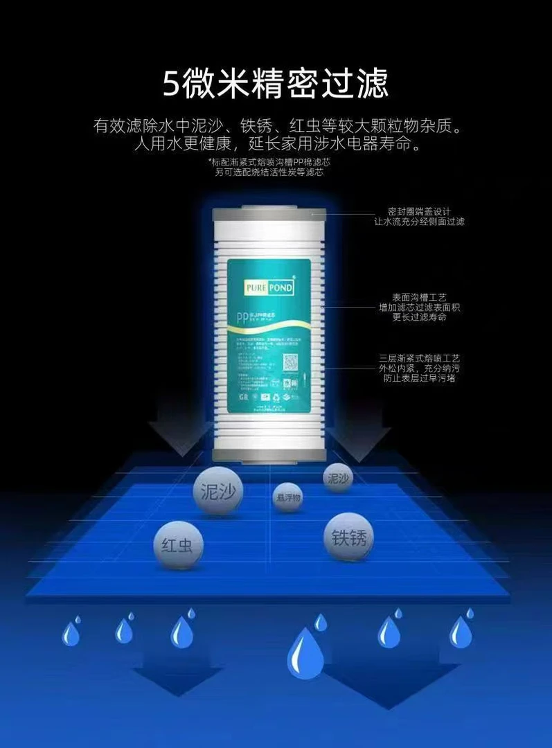 大白瓶10寸PP滤芯