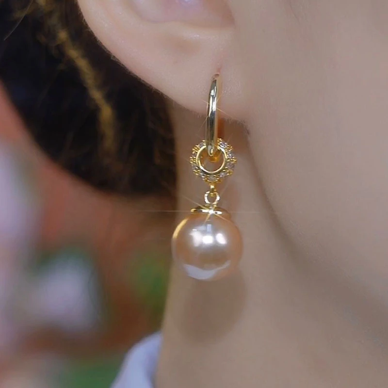 新款百搭香槟色流苏耳扣复古小众设计感耳饰礼品套组