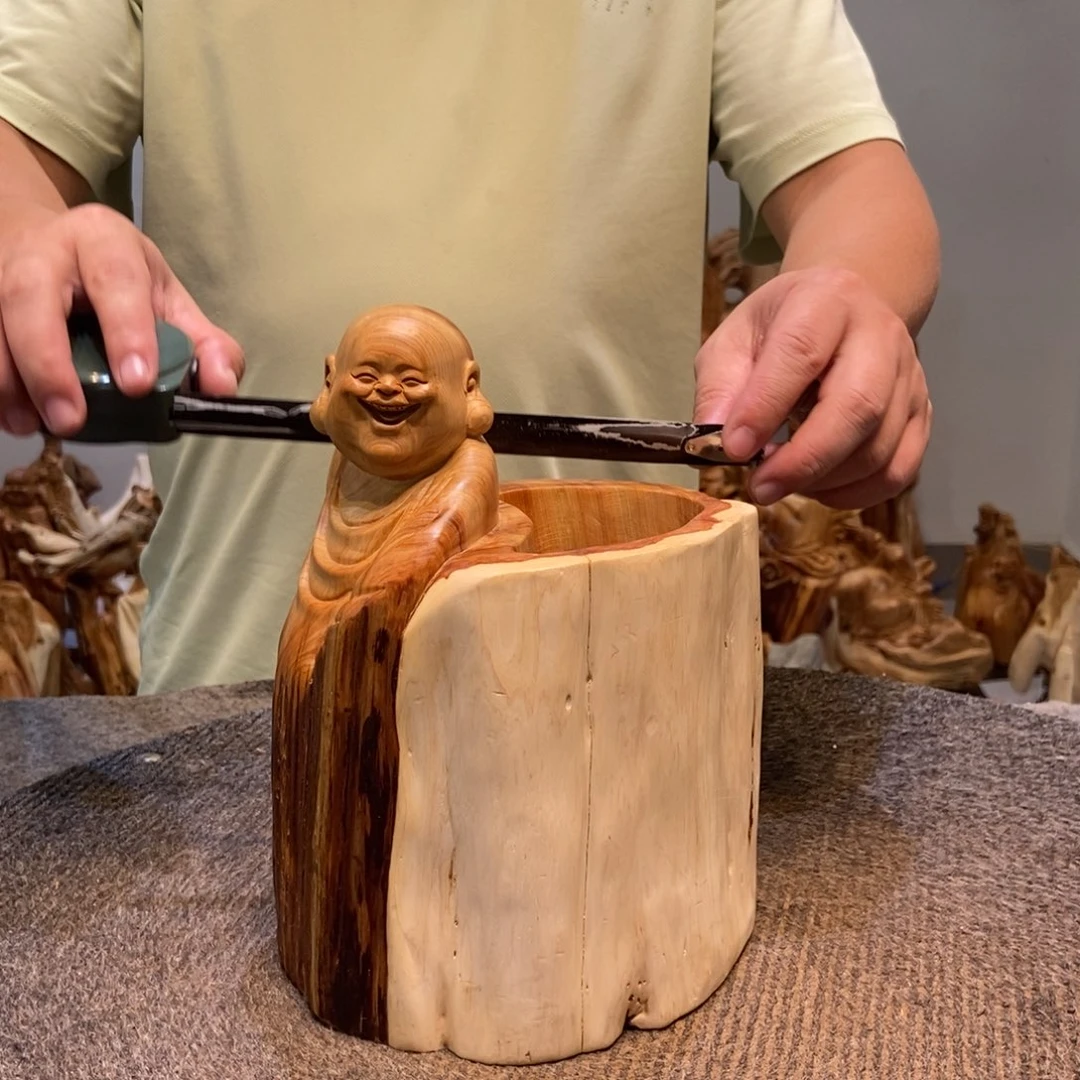 柏木（崖柏）太行崖柏根雕摆件