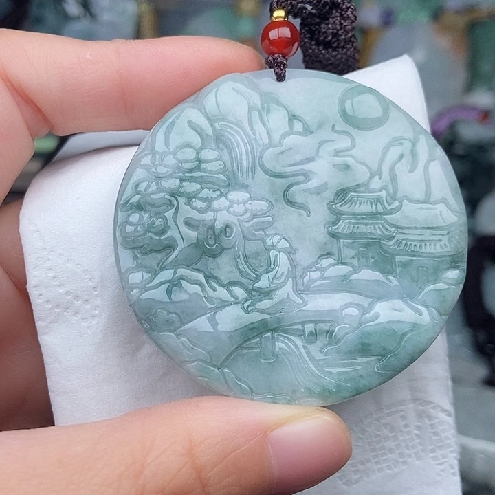 翡翠未镶嵌颈饰翡翠