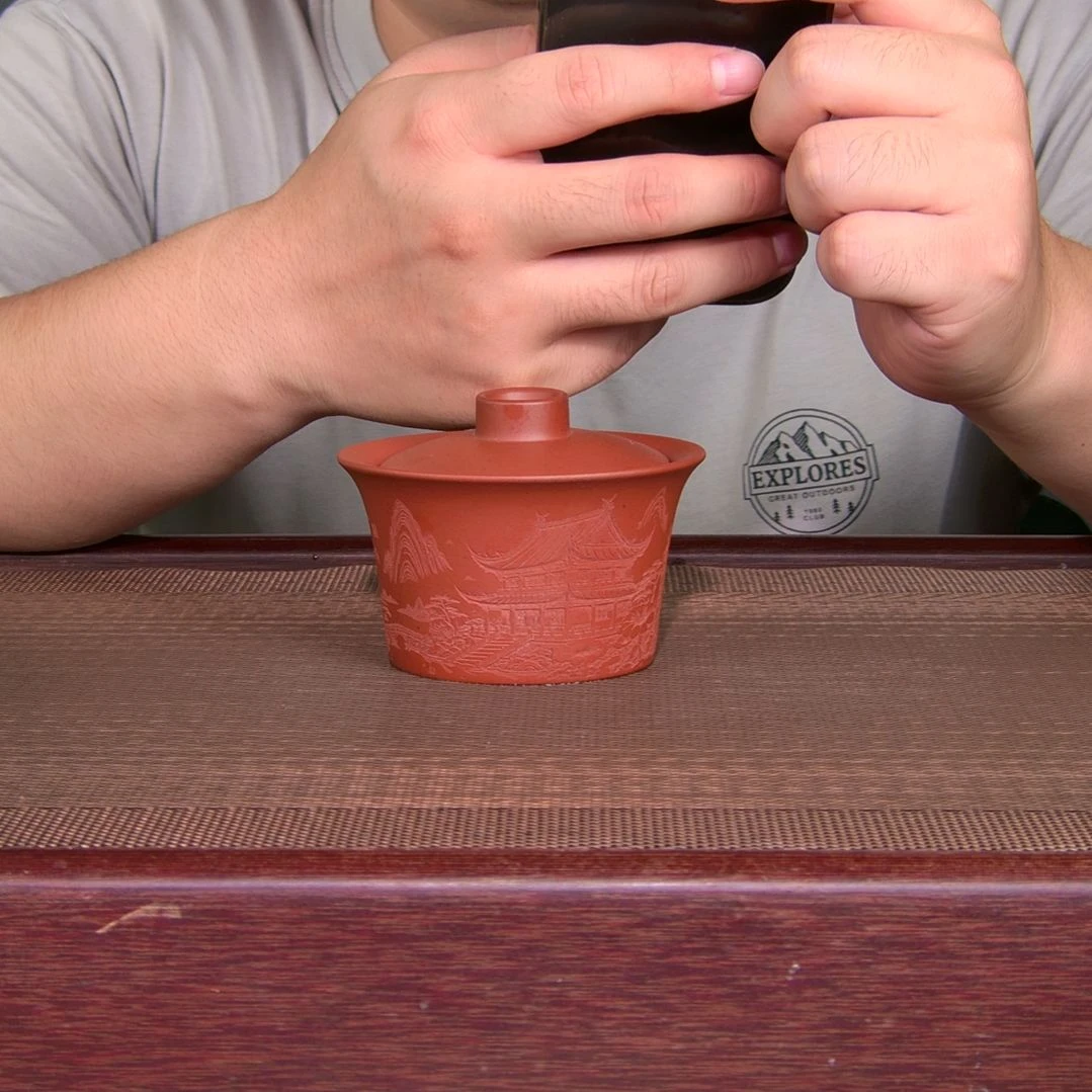茶杯紫砂高货放漏