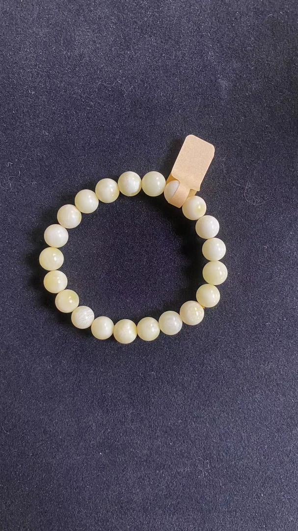 蜜蜡精致手串白蜡小串