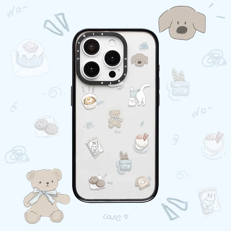 PlanB原创 小熊下午茶适用iphone17pro手机壳苹果16/15/14/13/12