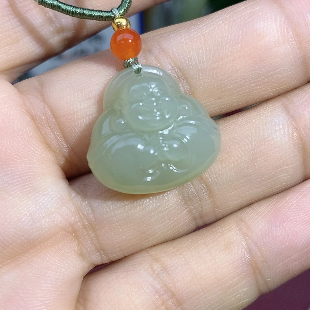 和田玉吊坠(不含链)未镶嵌