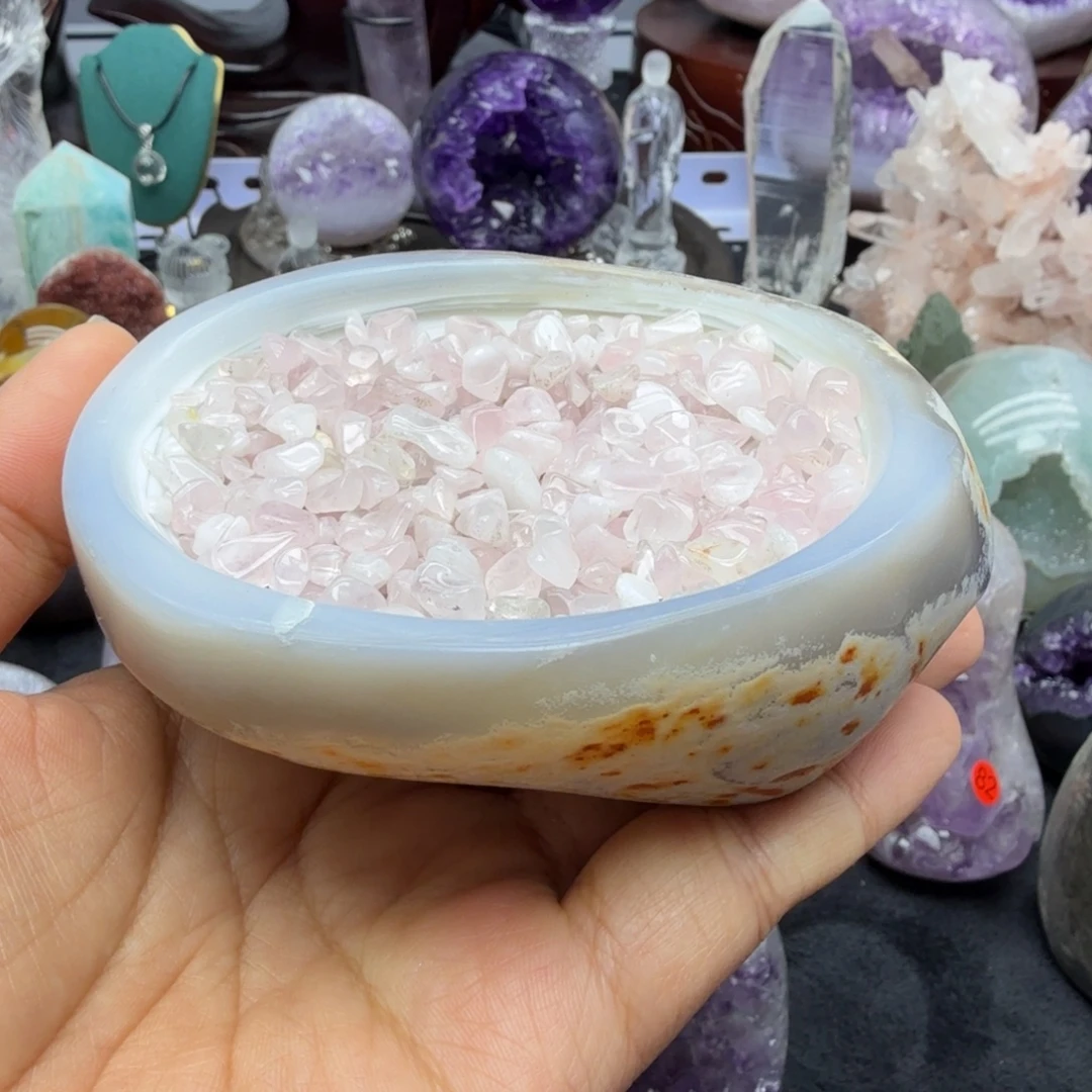 水晶摆件未镶嵌玛瑙