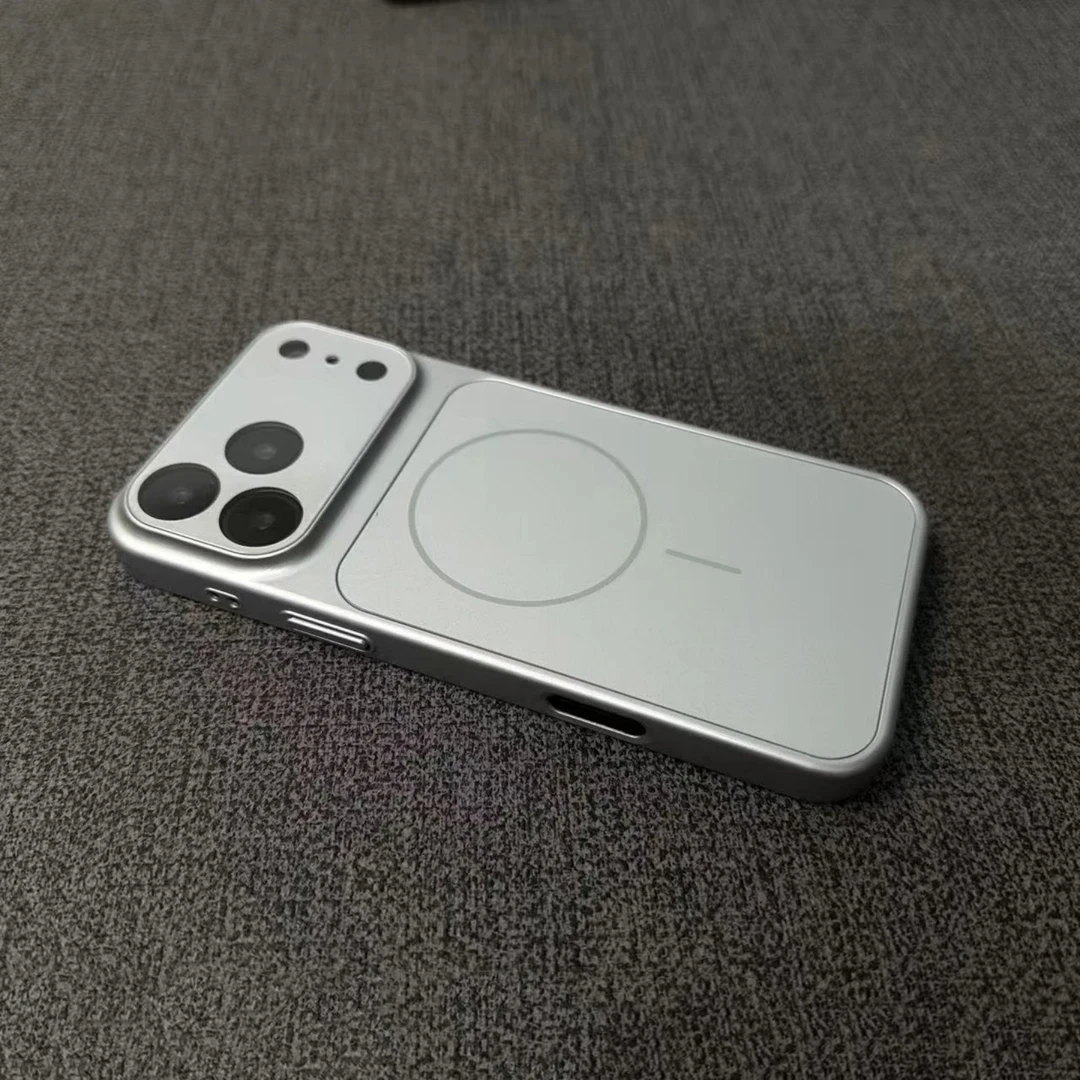 适用iPhone17Promax细圈磁吸手机壳苹果16ProMax秒变17PM大视窗15