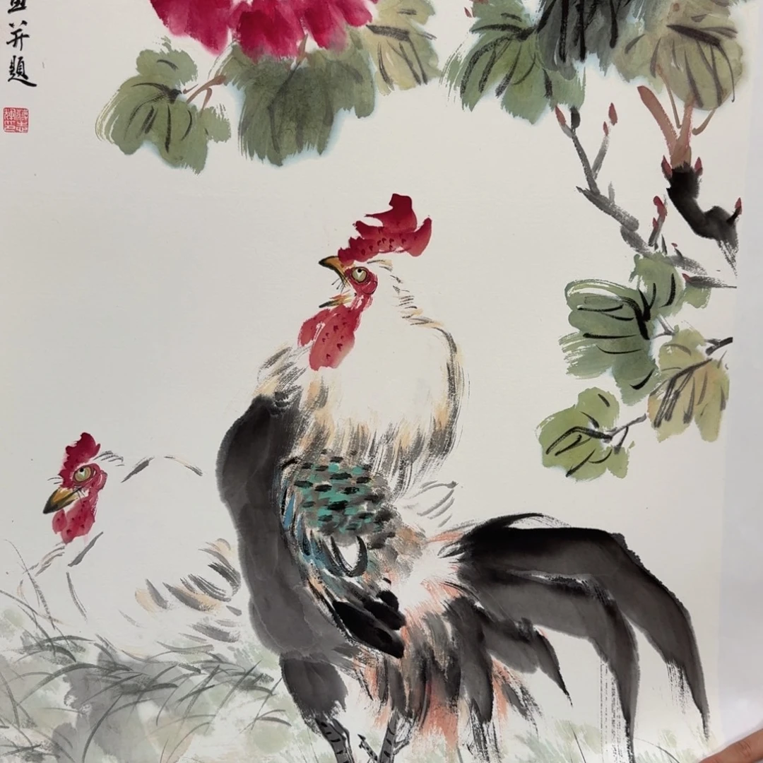 国画国画作品山水花鸟