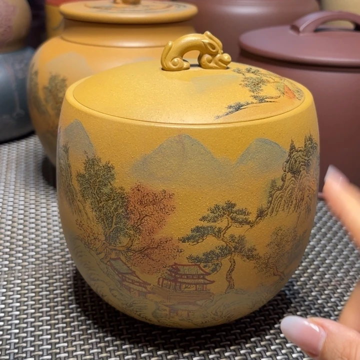紫砂茶叶罐中高端紫砂茶叶罐