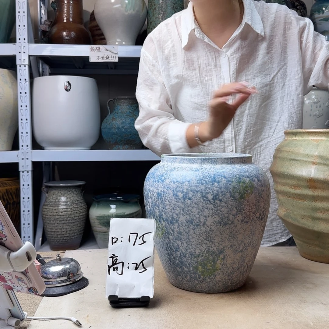 17@25 紫砂花盆尺寸