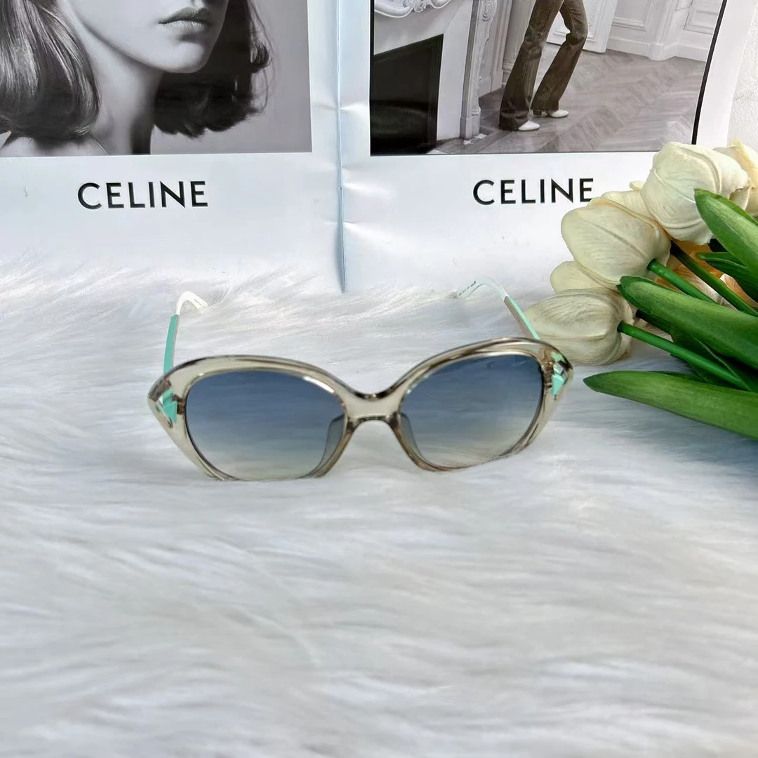 95新 DIOR/迪奥 迪奥 百搭款透明湖蓝色墨镜