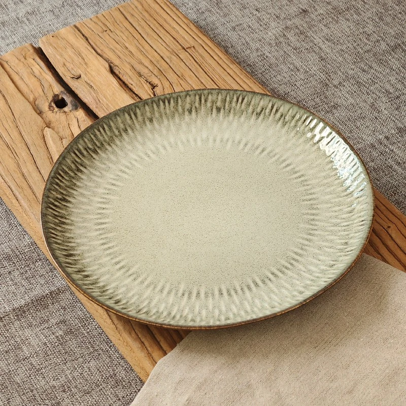 【瑕疵】陶瓷盘子釉下彩浅盘家用平盘高颜值家用餐盘NDS