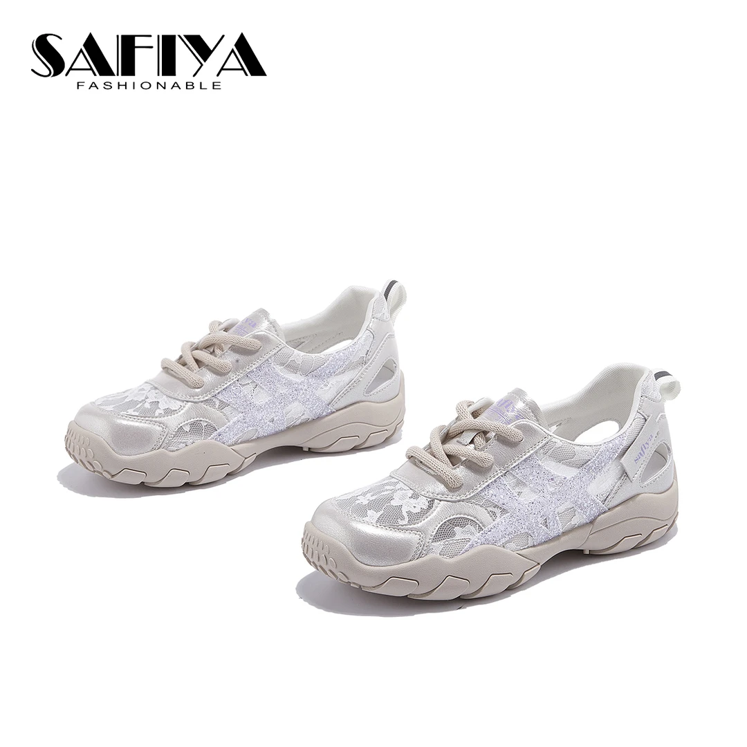 索菲娅Safiya2025夏季新款舒适透气时尚百搭休闲女鞋SFD2112C37