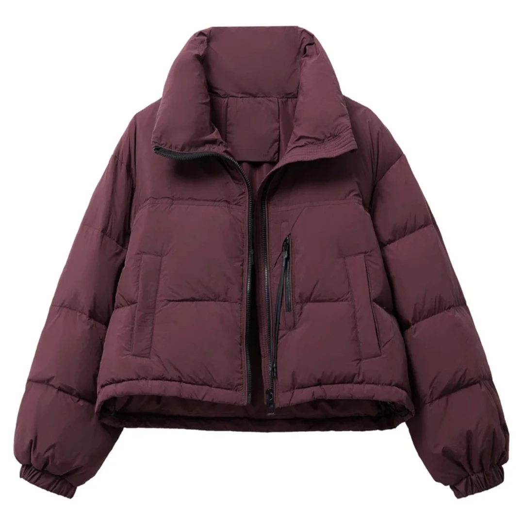 运补6-8【507】2025年秋冬新款显瘦棉服短款今年流行立领短款外套女