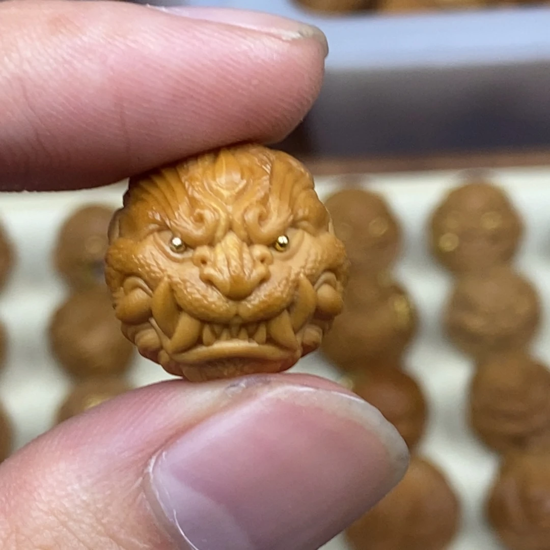 吊坠猴头核桃吞金兽