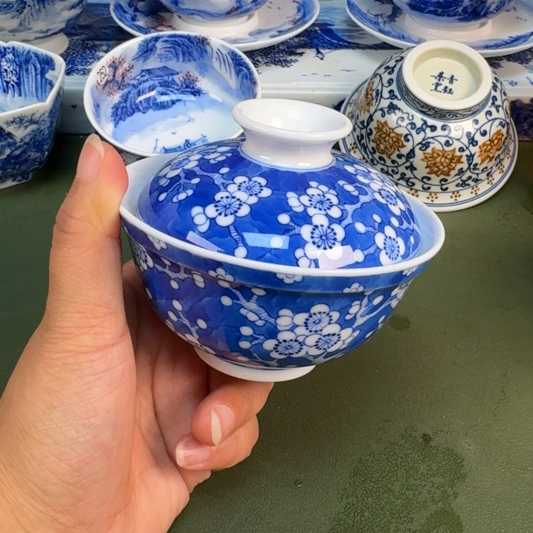 景德镇纯水绘茶具圆圆204