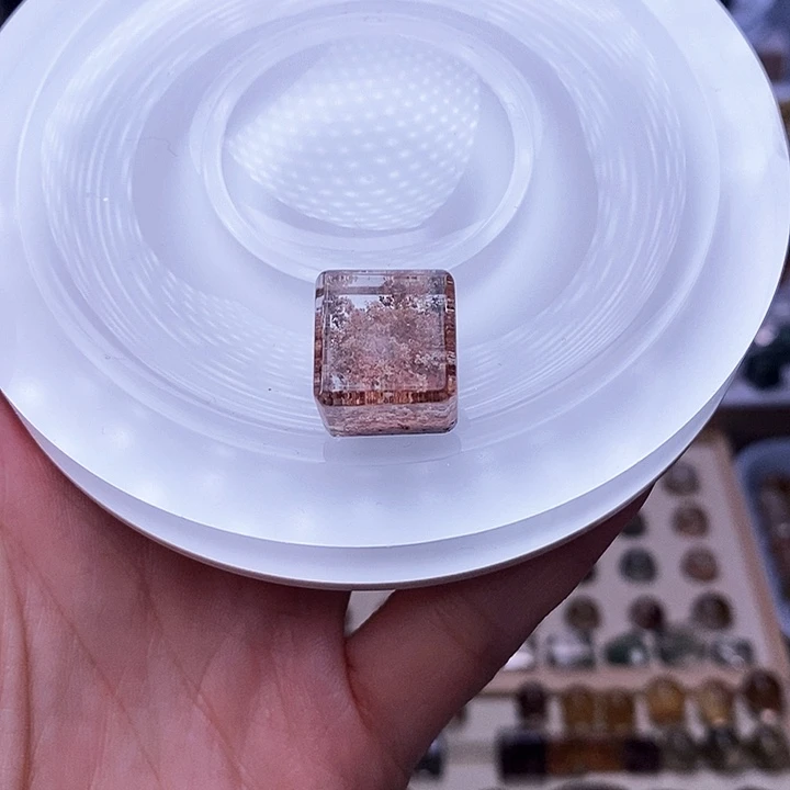 水晶天然水晶定制打孔不退不换未镶嵌