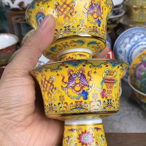 景德镇陶瓷藏式茶碗